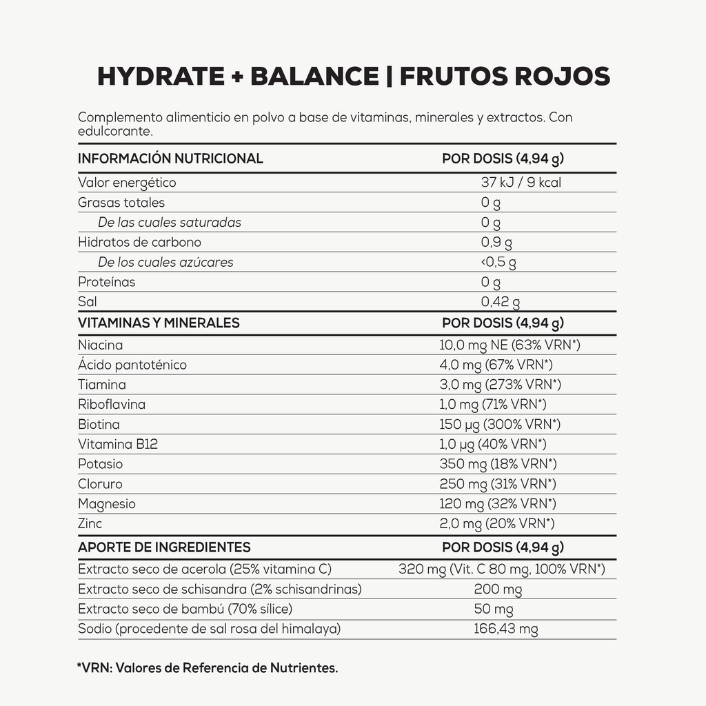 Hydrate + Balance | Frutos Rojos