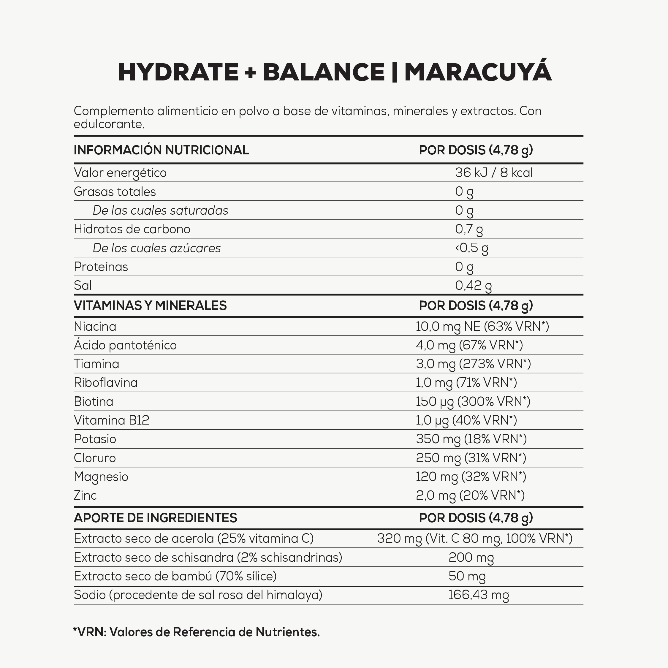 Hydrate + Balance | Maracuyá