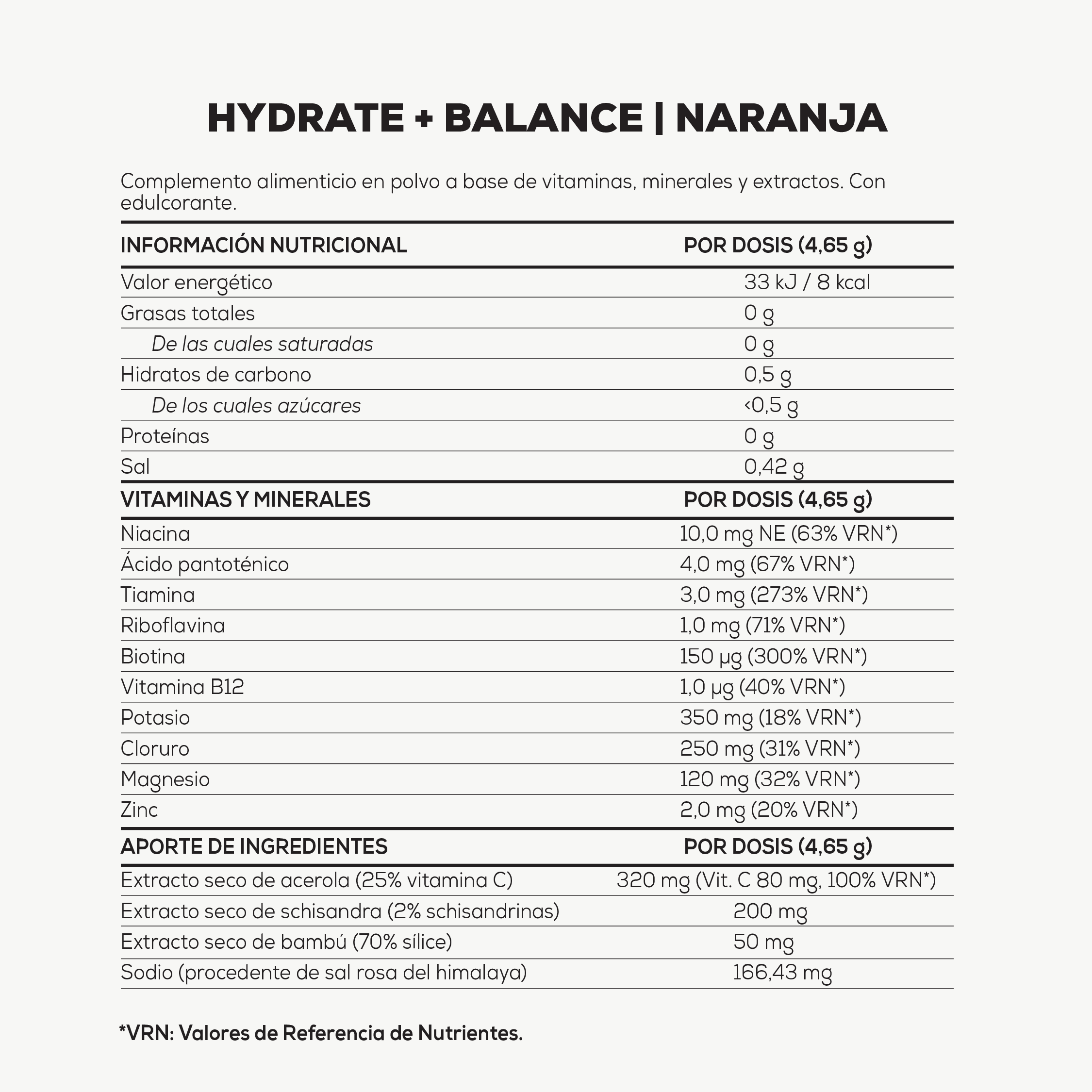 Hydrate + Balance | Naranja